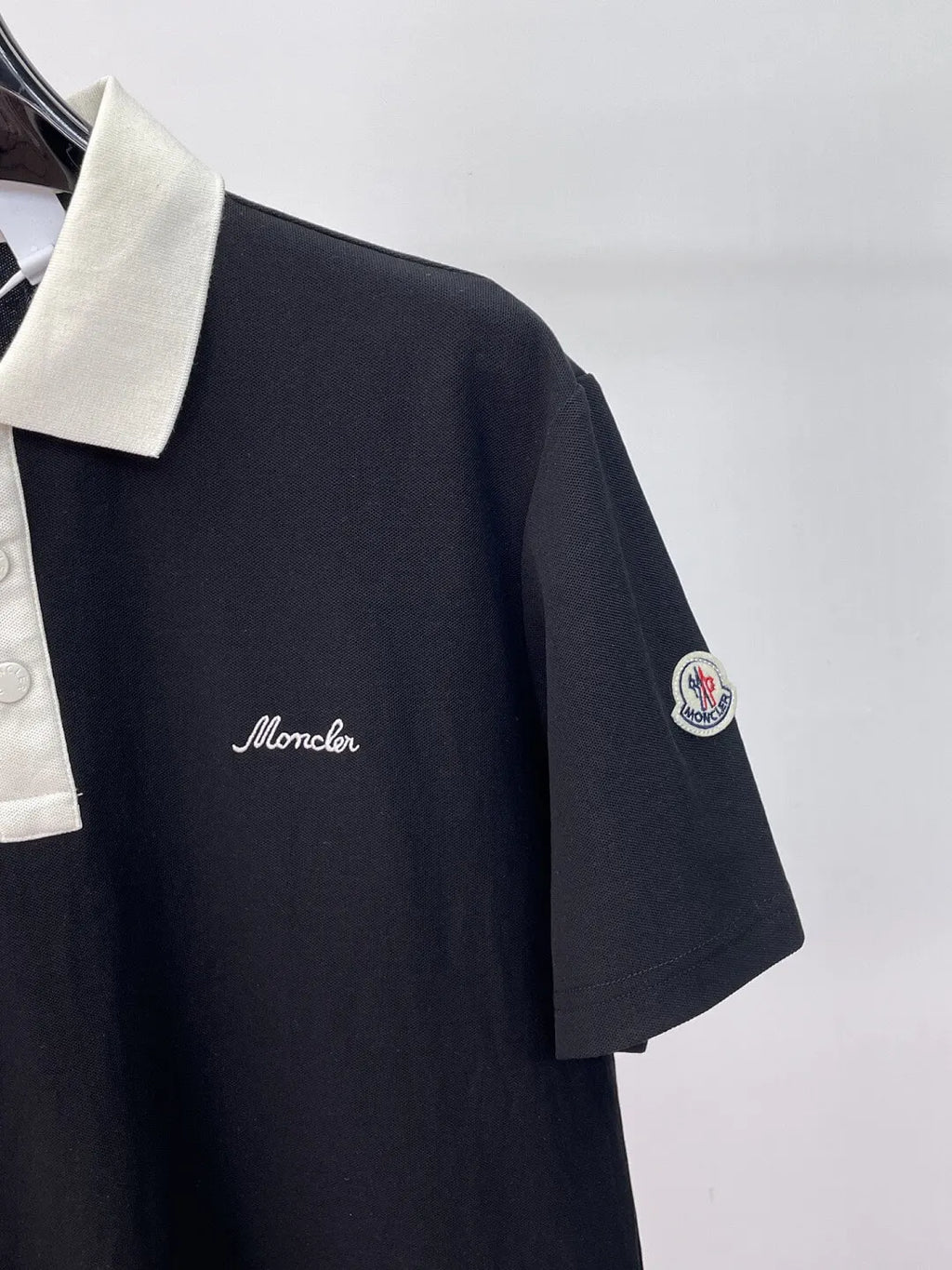 Letter Embroidery Polo Shirt
