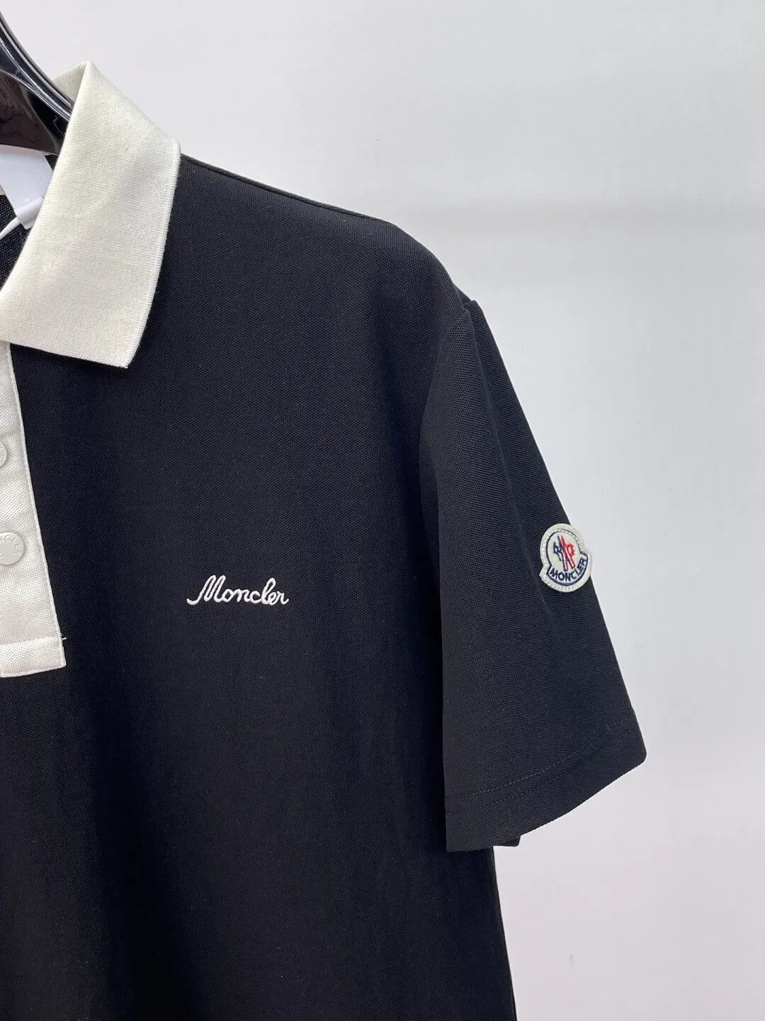 Letter Embroidery Polo Shirt