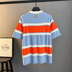 Crew Neck Striped T‑Shirt