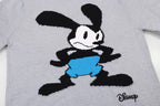 Cartoon Embroidery Red Sweater