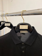 Classic Pattern Print Polo Shirt