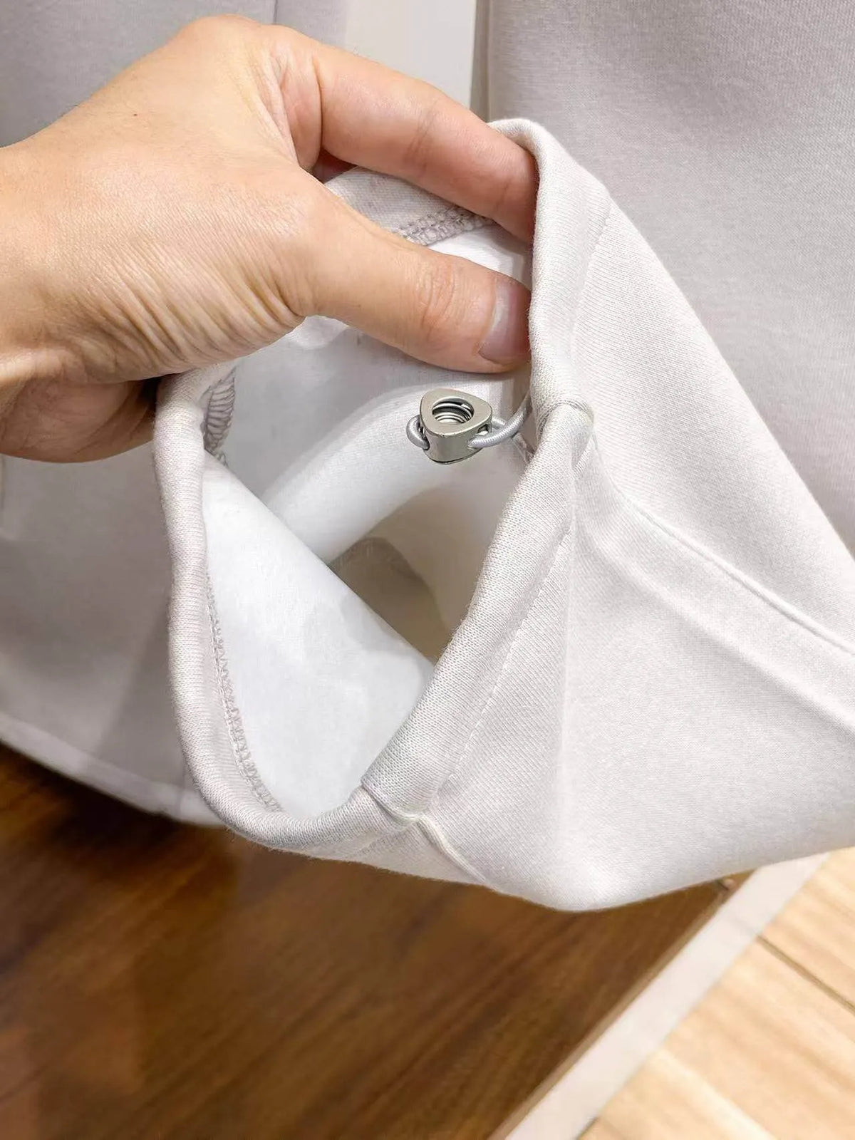 Dual‑Embossed   Relaxed Fit Pants