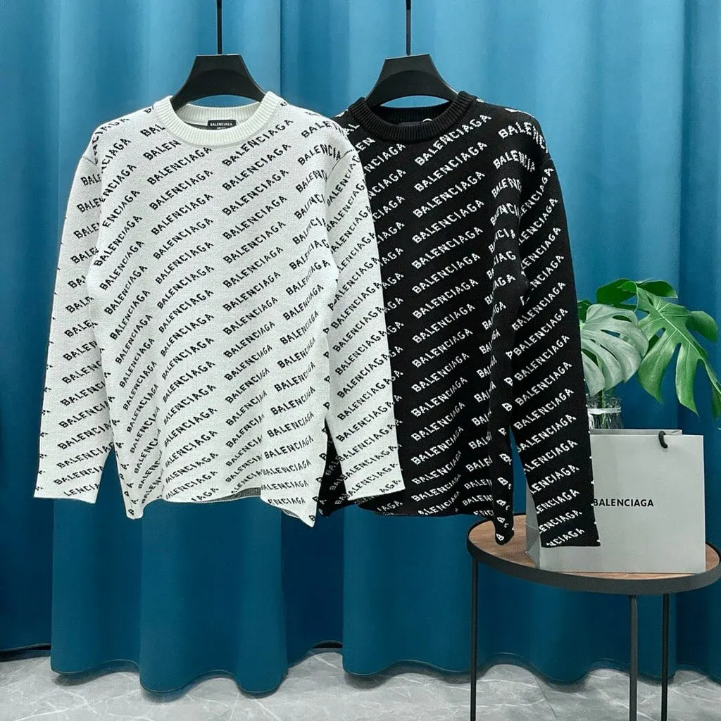 All-Over Jacquard Sweater