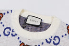 Bear Cartoon Jacquard Sweater