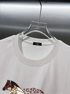Creative Equestrian Print T-shirt