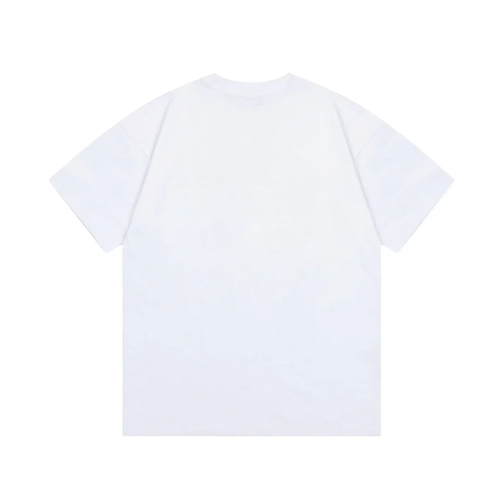 Letter Necklace Print T Shirt