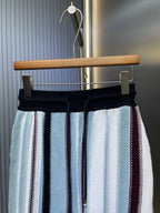 Striped Crochet Shorts