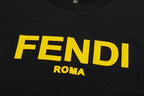 Yellow Letter Print T-shirt