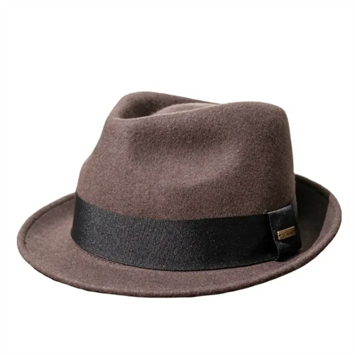 Floral Accent Fedora Hat