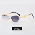 Hexagonal Metal Sunglasses