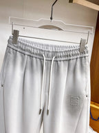 Dual‑Embossed   Relaxed Fit Pants