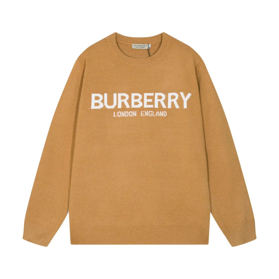 Front Letter Logo Black Sweater