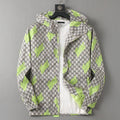 All‑Over Monogram Graffiti Hooded Jacket