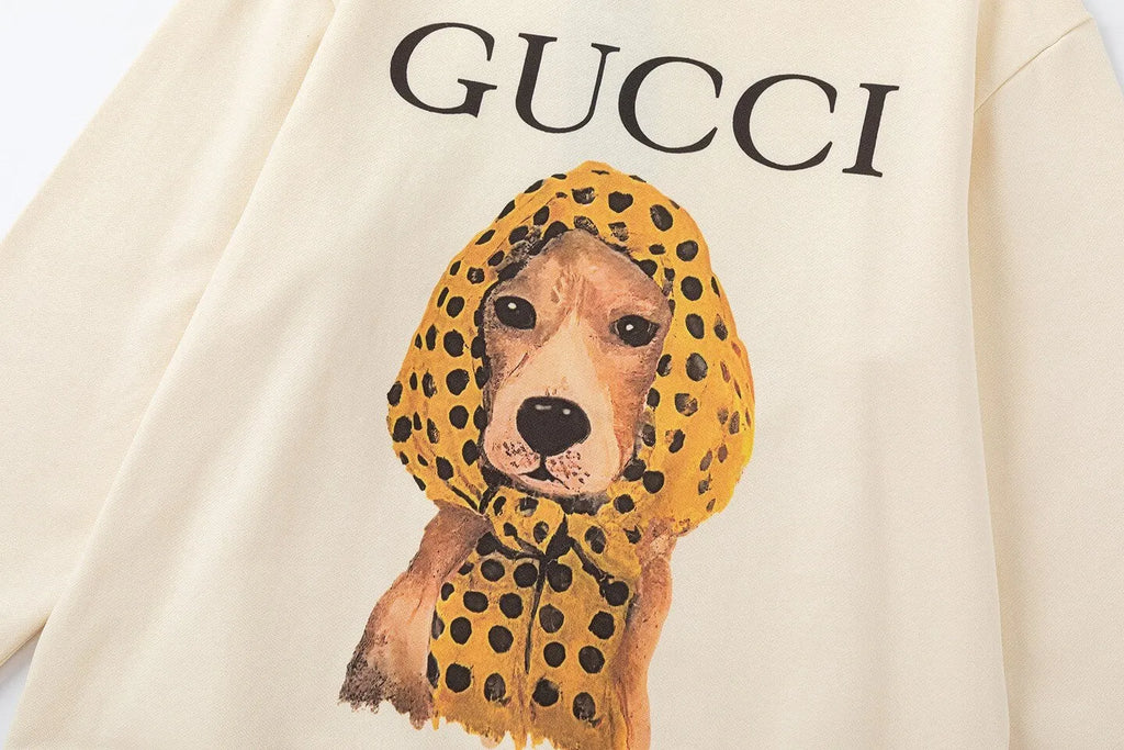 Puppy Golden Retriever Print Sweatshirt