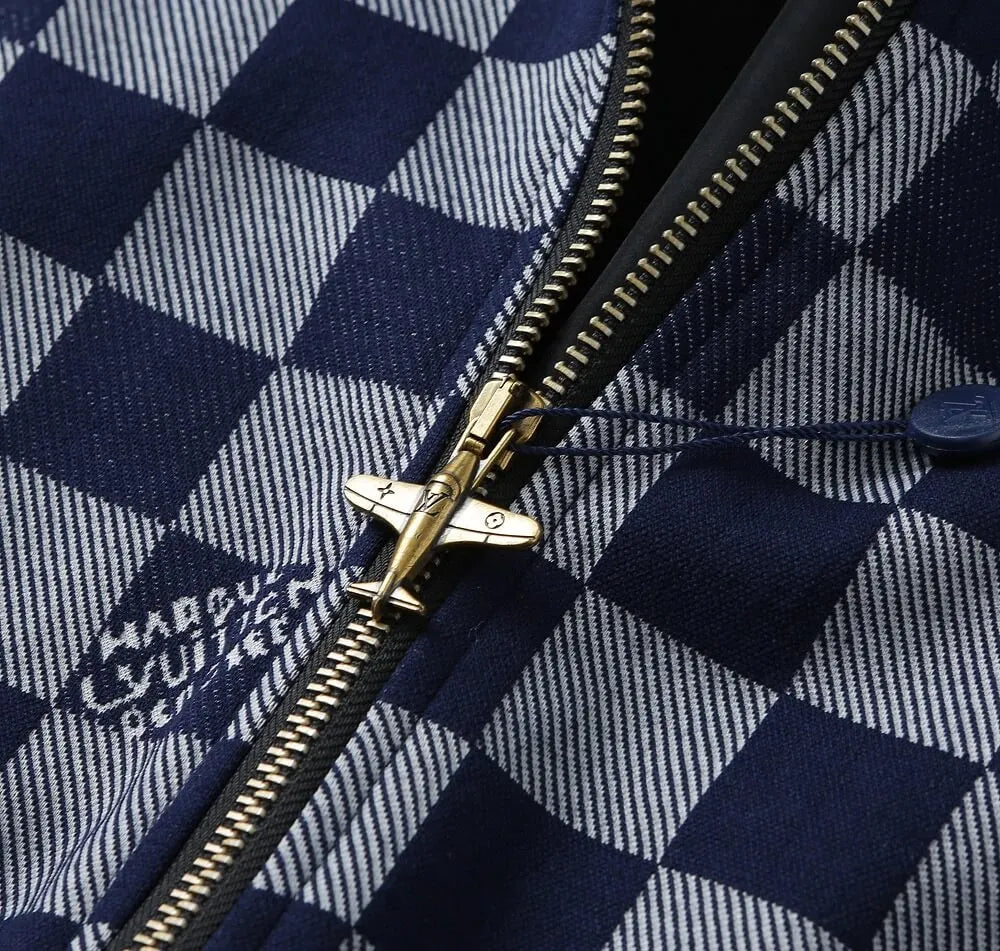 Plaid Pattern Casual Hooded Jacket