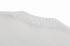 Tone‑on‑Tone Logo Cream Sweater