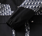 Mixed Print Cargo Pocket Jacket