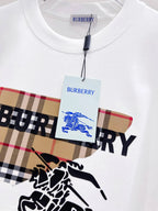 Classic Striped Horse Print T-Shirt
