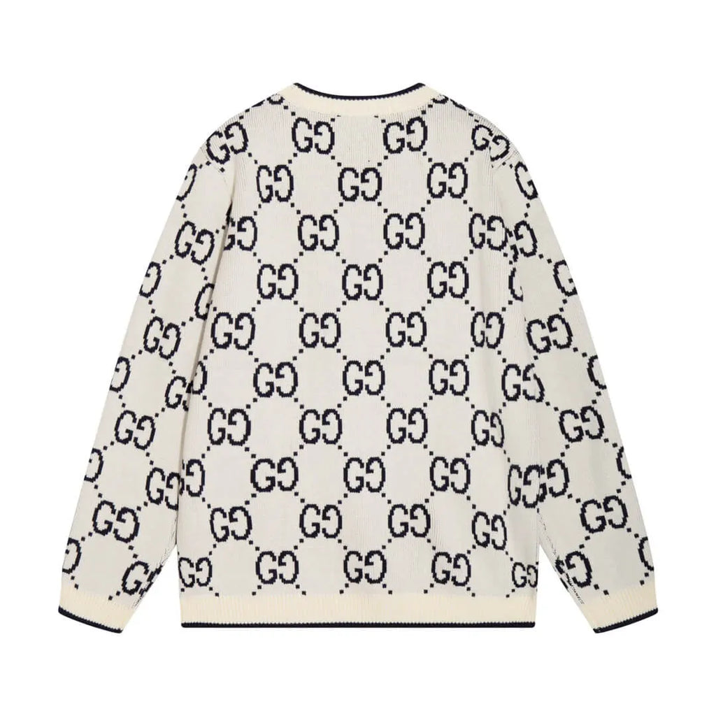 All‑Over Monogram Sweater