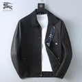 Plaid‑Lined Zip‑Up Collared Jacket