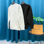 All-Over Jacquard Wool Knit Sweater