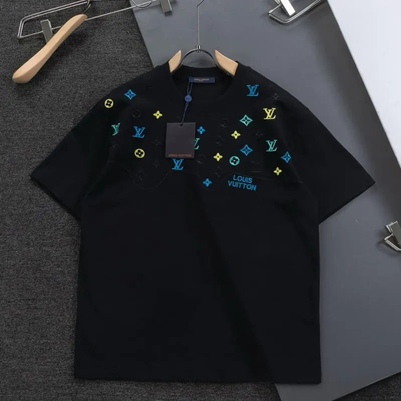 Colorful Front Embroidery T-Shirt