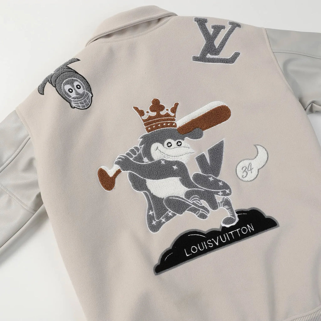 Towel Embroidered Varsity Jacket