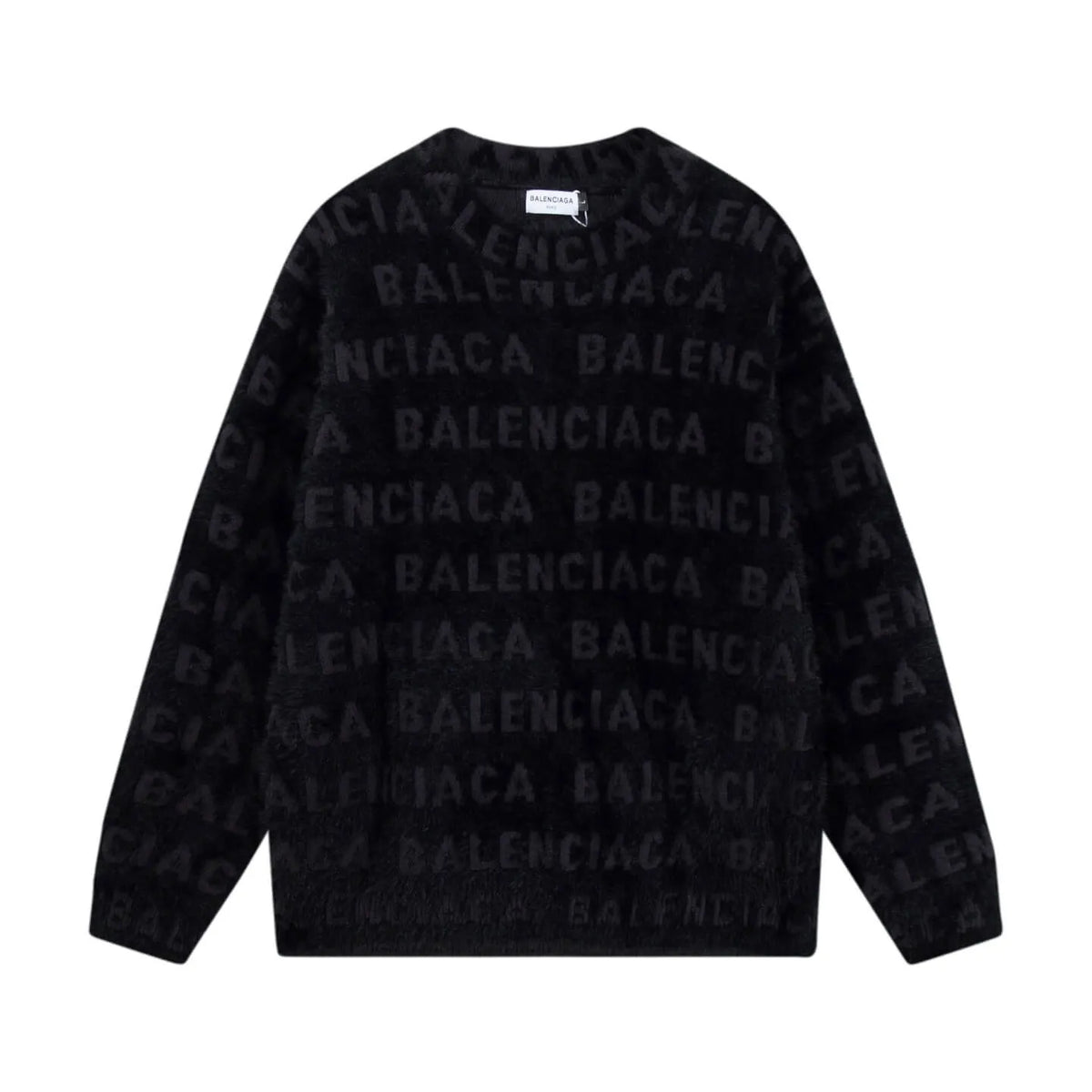 Repeating Logo Fuzzy Sweater