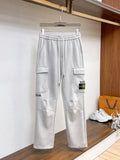 Badge Patch Multi‑Seam Cargo sweatpants