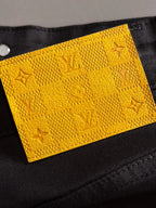 Contrast Patch Stretch Jeans