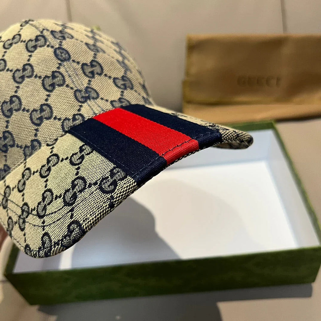 Classic All-Over Embroidered Double G Baseball Cap