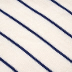 Star Embroidery Stripe Crewneck Sweater