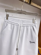 Vintage Script Logo Embroidered Casual Shorts