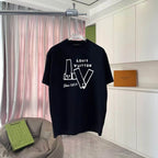 Letter Print Short Sleeve T‑Shirt