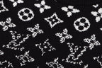 Partial Monogram Knit Sweater