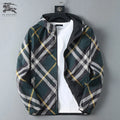 Plaid Lined Reversible Hooded Zip‑Up Jacket