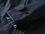 Plaid Lined Casual Hooded Jacket
