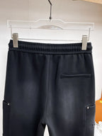 Dual‑Cargo Pocket Triangle   Pants