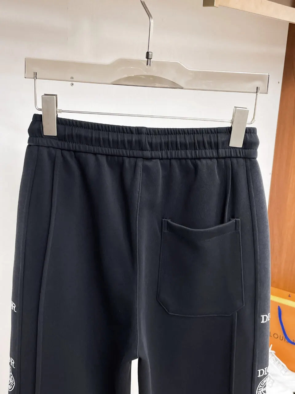 Side Repeating   Print Loose‑Fit Pants