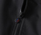 Circular Patch Hooded Jacket