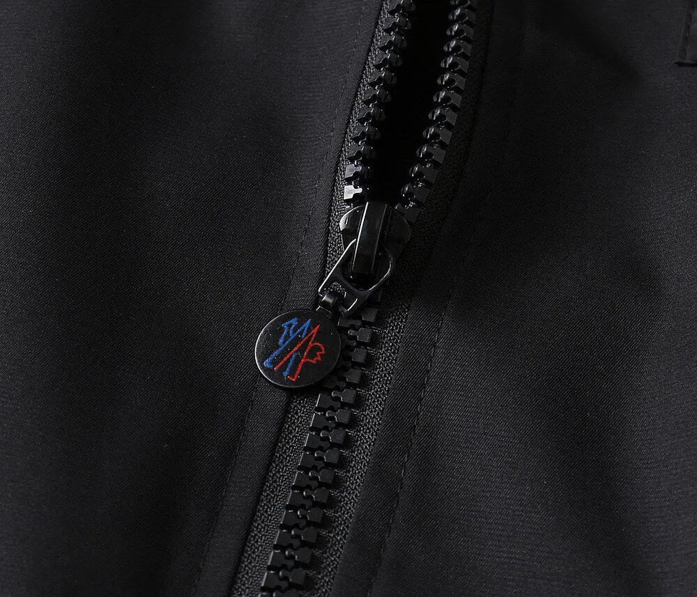 Circular Patch Hooded Jacket