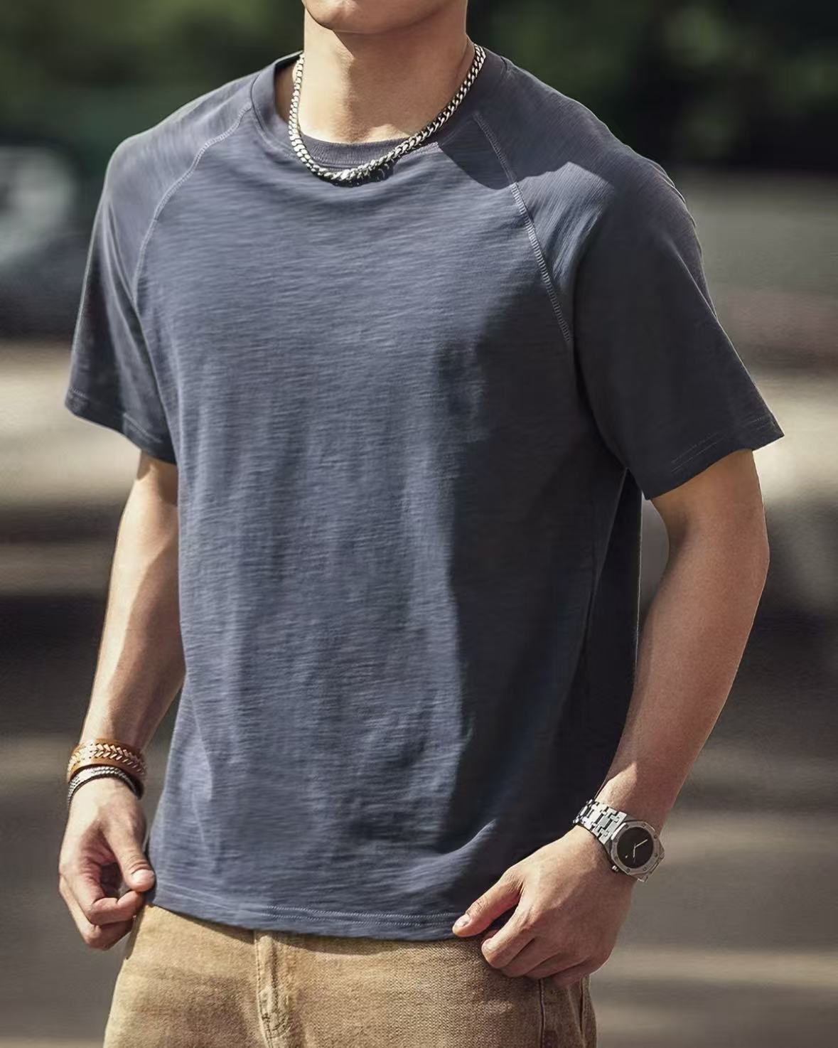 Relaxed Crew Neck T‑Shirt