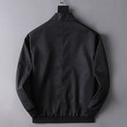 Embroidered Stand Collar Bomber Jacket