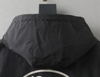 Circular Badge Hooded Jacket