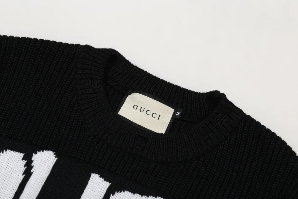 Distressed Crewneck Sweater