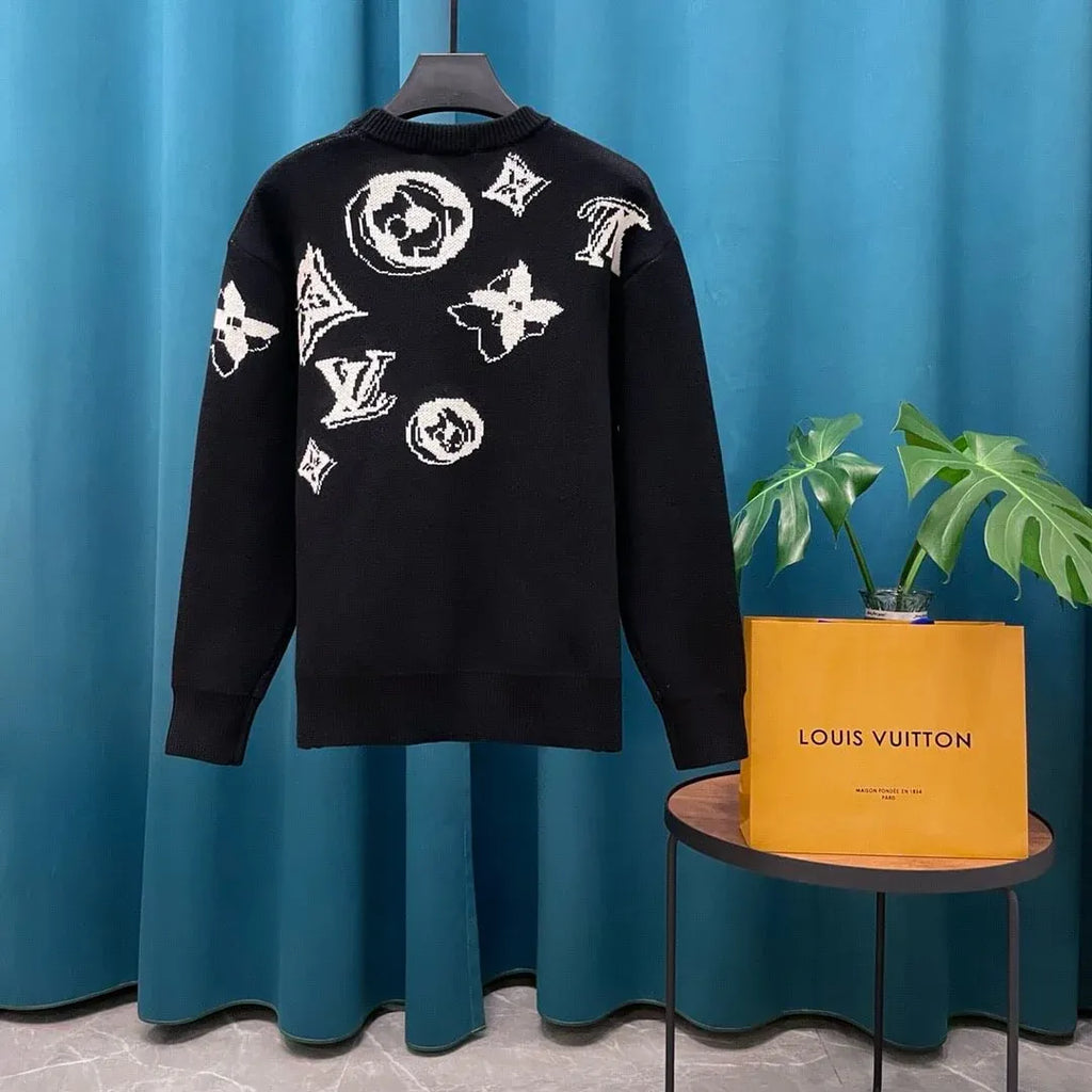 Overlapping Pattern Sweater