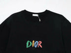 Colorful Graffiti Letter Print T-Shirt