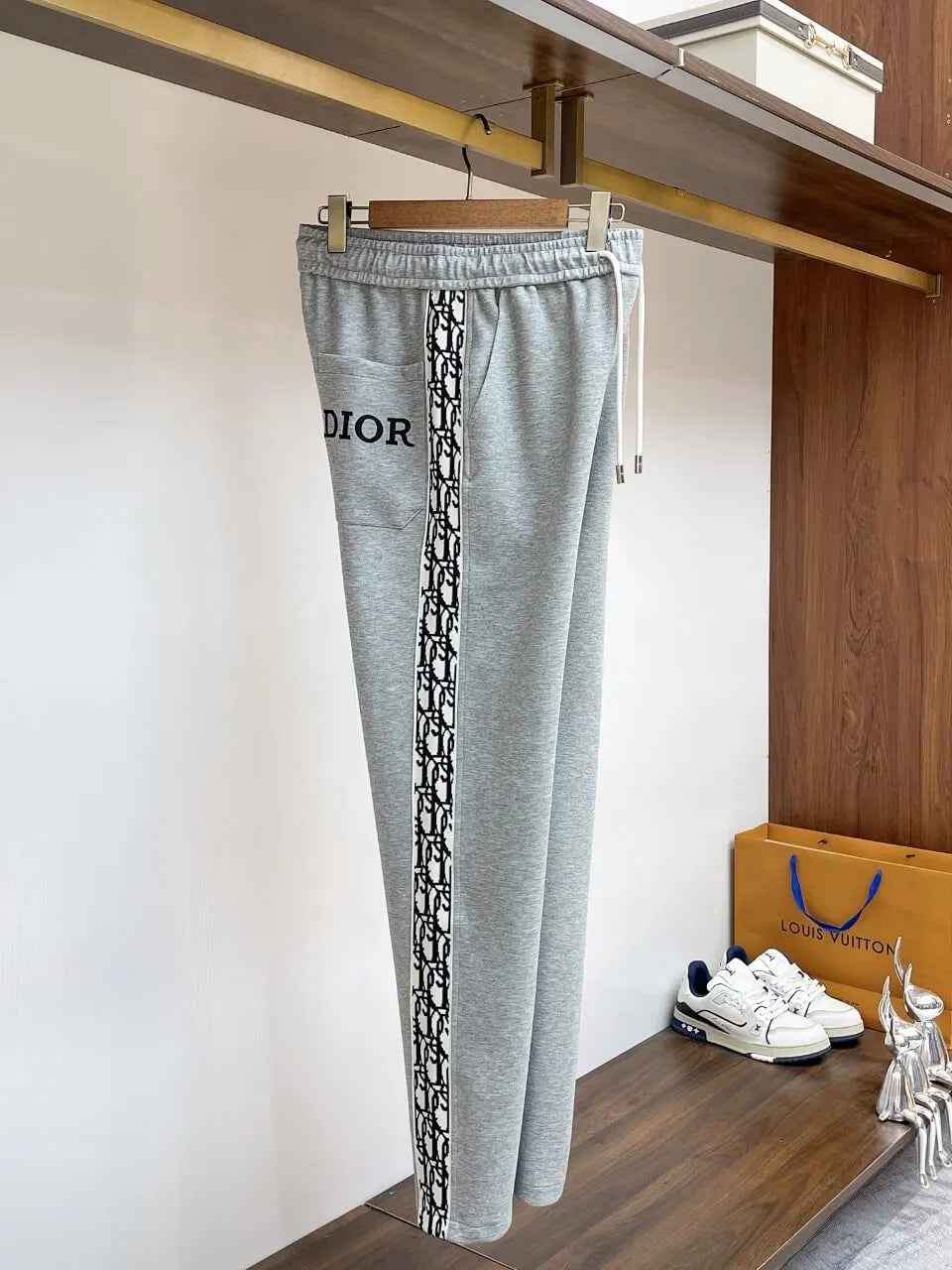 Side Tape   Straight‑Leg sweatpants
