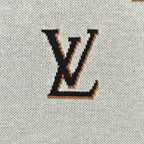 Letter Monogram Jacquard Knit T-Shirt