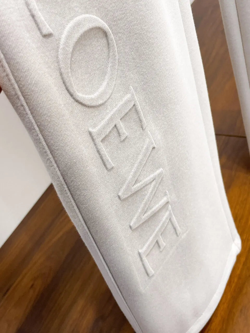 Dual‑Embossed   Relaxed Fit Pants